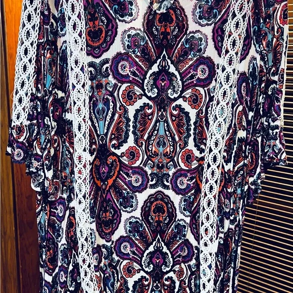Umgee Multicolor Paisley Tunic / Dress - Picture 1 of 3